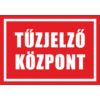 Kép 2/2 - tűzvédelmi tábla - tűzjelző központ felirat