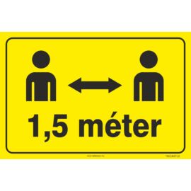 ügyeljen a távolságra