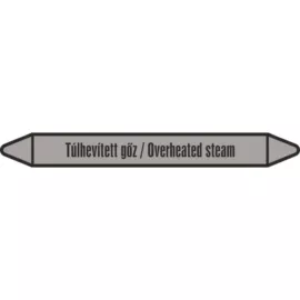 túlhevített gőz csőjelölő