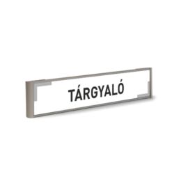 Információs tábla - tárgyaló