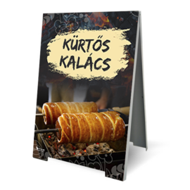 kürtőskalács megállító tábla