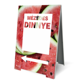 mézédes dinnye írható megállító tábla