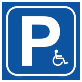 mozgássérült parkoló tábla