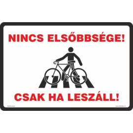 nincs elsőbbsége csak ha leszáll