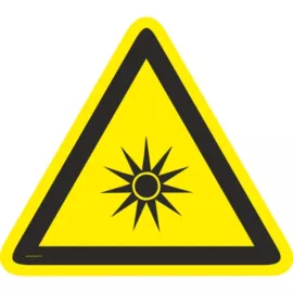 optikai sugárzás piktogram