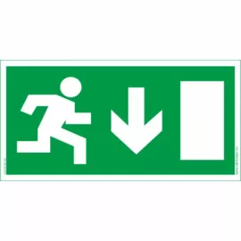 Menekülési útvonal matrica le