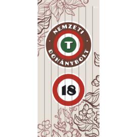 Nemzeti Dohánybolt szalagfüggöny ajtóra