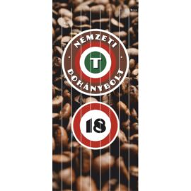 Nemzeti Dohánybolt szalagfüggöny ajtóra