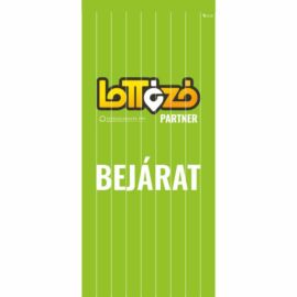 lottózó bejárat - szalagfüggöny ajtóra