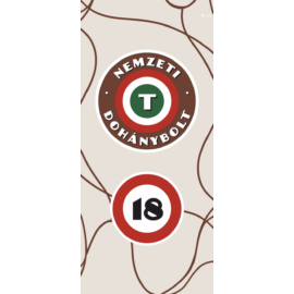 Nemzeti Dohánybolt szalagfüggöny ajtóra