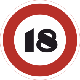 dohánybolt matrica - 18-as karika