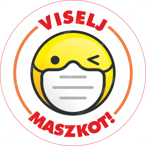 viseljen maszkot matrica