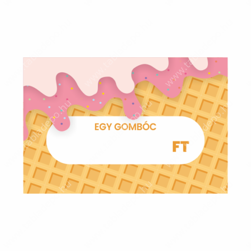 fagyizó gombóc ár matrica