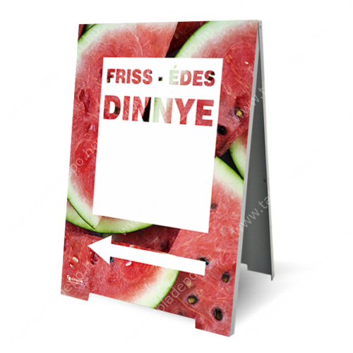 friss, édes dinnye írható megállító tábla