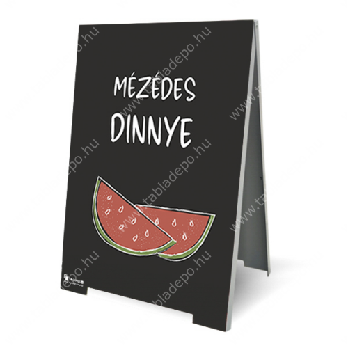friss, édes dinnye megállító tábla