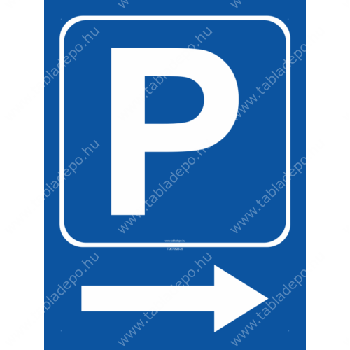 parkoló jobbra