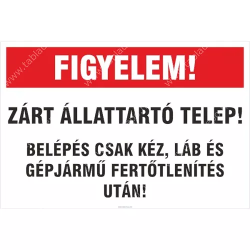 zárt állattartó telep