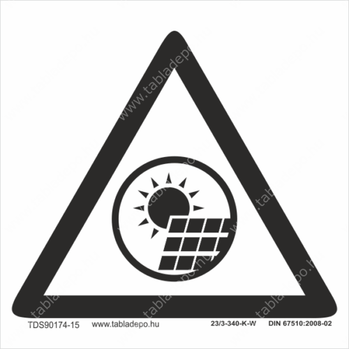 napelem rendszer tábla