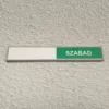 Kép 3/4 - fali információs tábla - szabad/foglalt