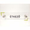 Kép 2/4 - plexi információs tábla - étkező