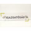 Kép 2/4 - plexi információs tábla - igazgatóság