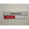 Kép 3/4 - irodai információs tábla - tárgyaló/szabad/foglalt