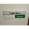 Kép 4/4 - irodai információs tábla - tárgyaló/szabad/foglalt