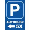 Kép 2/2 - parkoló tábla egyedi felirattal