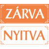 Kép 2/2 - Nyitva zárva táblák