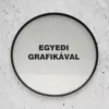 Kép 3/5 - egyoldalas kerek cégtábla