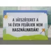 Kép 2/2 - játszóteret 14 éven felüliek nem használhatják