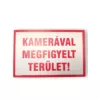 Kép 2/2 - kamerával megfigyelt terület tábla