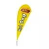 Kép 1/5 - hot dog strandzászló beachflag sárga - csepp