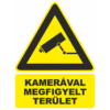 Kép 1/2 - kamerával megfigyelt terület tábla