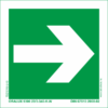 Kép 1/6 - iránymutató jel, utánvilágító menekülési útvonal tábla