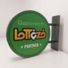 Kép 1/2 - lottózó cégér