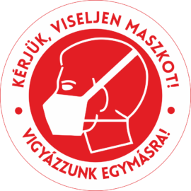viseljen maszkot matrica