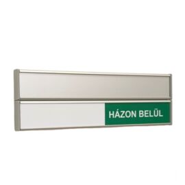 fali információs tábla - felirat nélkül/házon kívül/házon belül