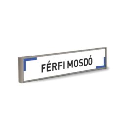 Információs tábla - Férfi mosdó felirat - 4 cm