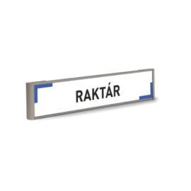 Információs tábla - Raktár felirat - 4 cm