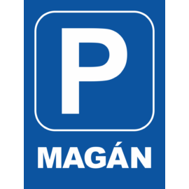 Magánparkoló tábla