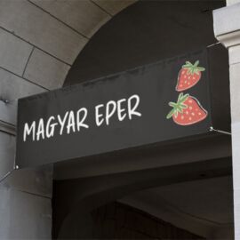 Magyar eper molinó - 150x50 cm