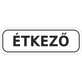 Étkező matrica - munkahelyi feliratok