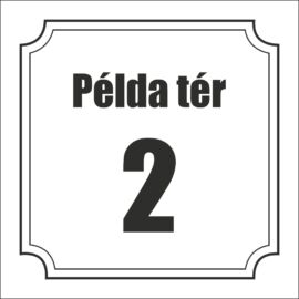házszámtábla