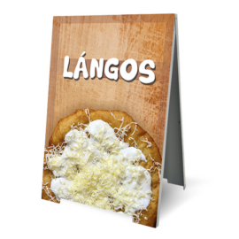 lángos megállító tábla