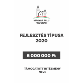 magyar falu program támogatói tábla