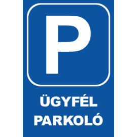 parkoló tábla