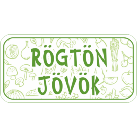 Rögtön jövök tábla - zöldséges