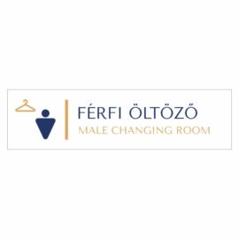 Férfi öltöző matrica