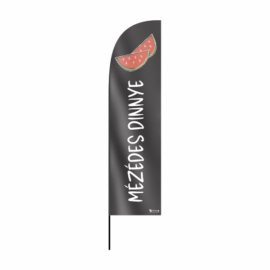 mézédes dinnye strandzászló beachflag